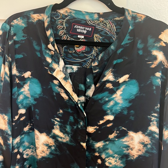 Johnny Was Silk Tunic - Picture 4 of 11